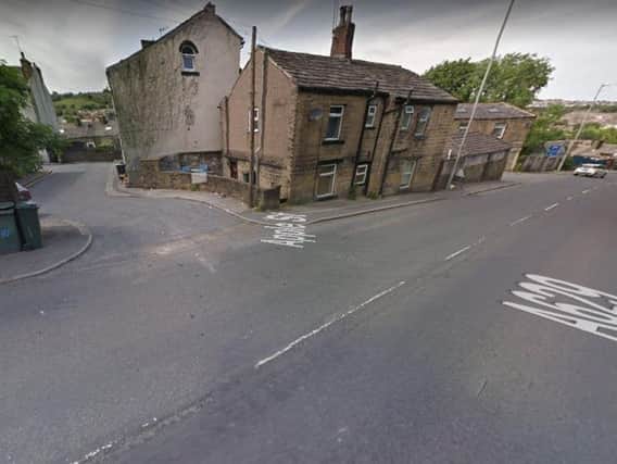 The A629 Halifax Road at its junction with Apple Street in Keighley. Image: Google