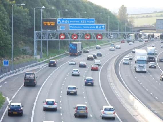 Part of the M62 motorway has been closed to certain vehicles.