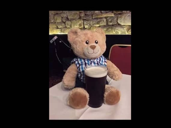 The bear which has gone missing in London. (Photo: Tracie Castleton).