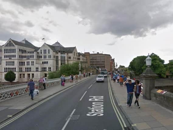 The victim and the man were seen together near Lendal Bridge in York. Picture: Google