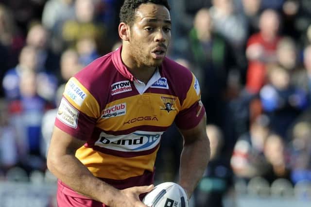 HOME-TOWN HERO: Leroy Cudjoe made his debut for Huddersfield Giants 10 years ago next month and has earned a testomonial with the club prior to the start of the new campaign. (Picture: Bruce Rollinson)