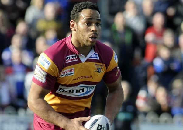 HOME-TOWN HERO: Leroy Cudjoe made his debut for Huddersfield Giants 10 years ago next month and has earned a testomonial with the club prior to the start of the new campaign. (Picture: Bruce Rollinson)