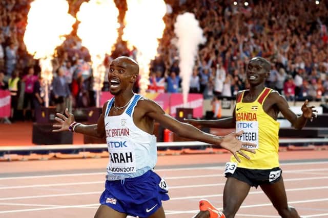 Great Britain's Mo Farah wins the Men's 10,000m at the 2017 IAAF World Championships but has now moved onto the road.
