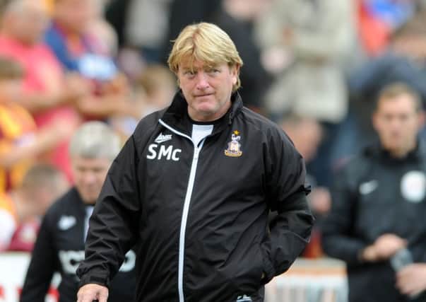 Bradford City boss Stuart McCall.  Picture: Tony Johnson.