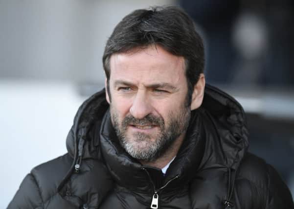 SHOCK: Leeds United's head coach Thomas Christiansen at Rodney Parade on Sunday afternoon.. Picture: James Hardisty.