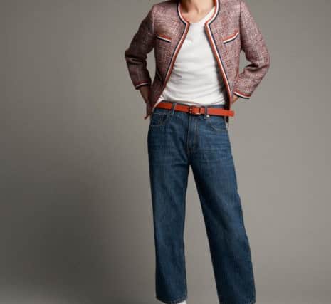 High waist cropped jeans, T-shirt and boxy jacket, all coming to Marks & Spencer for spring.