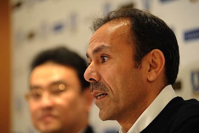 Sheffield Wednesday's new manager Jos Luhukay pictured at Monday's press conference with owls' chairman Dejphon Chansiri (Picture: Scott Merrylees).