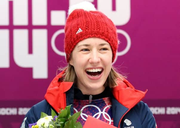 Great Britain's Lizzy Yarnold. Picture: Andrew Milligan/PA.