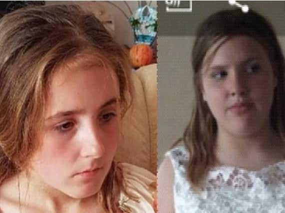 Kaitlyn Davies, 15, andSophie Malone, 13.