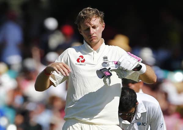 England's Joe Root pictured during the final Ashes Test at Sydney (Picture: Jason O'Brien/PA Wire).