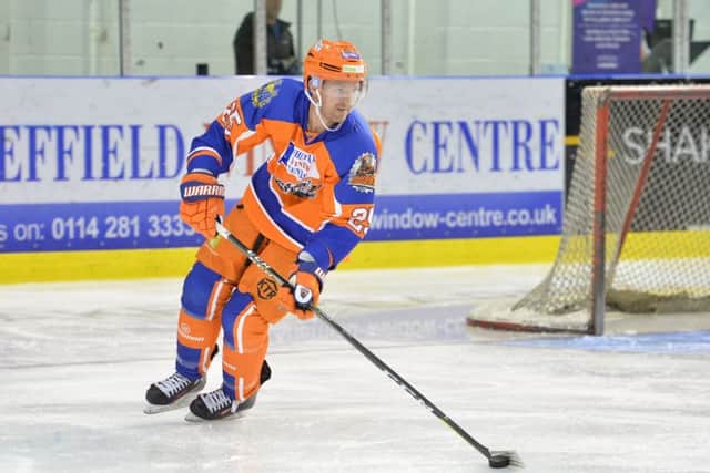 CONFIDENT: Sheffield Steelers' defenceman Mark Matheson. Picture: Dean Woolley.