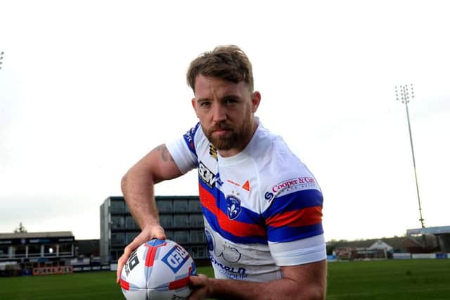 NEW SEASON: Danny Kirmond poses for pictures at Wakefield Trinity's media day. Picture: Scott Merrylees