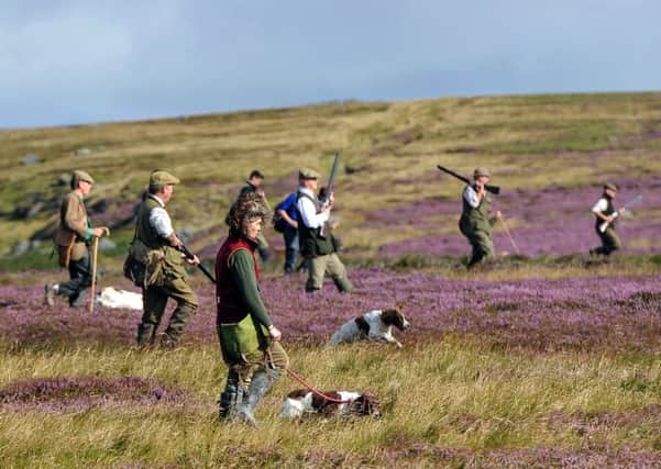 The grouse shooting season runs between August 12 and December 10.