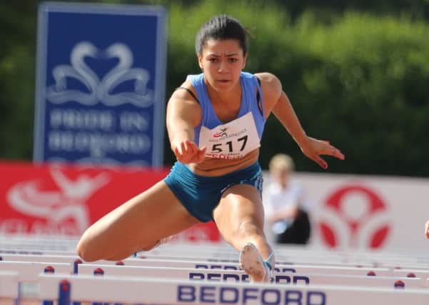 LOOKING FORWARD: Sheffield student Alicia Barrett enjoyed a memorable year in 2017 competing at Under-20 level.