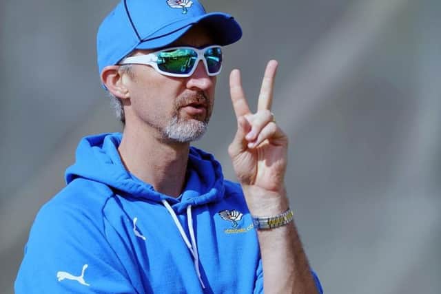 ALTERNATIVE CHOICE IN 2019? - Former Yorkshire head coach, Jason Gillespie, is now in charge of Sussex. Picture: Jonathan Gawthorpe.