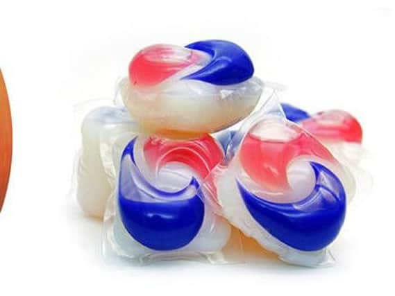 The toxic detergent tablets being eaten for a challenge