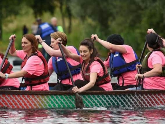 Last year's dragon boat race raised more than 15,000