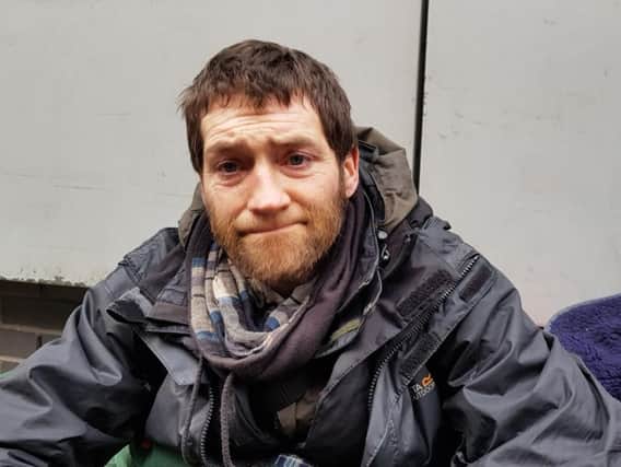 This homeless man in Leeds has given his advice on staying positive
