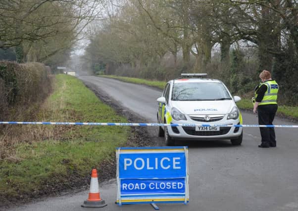 The scene of the 'lockdown'