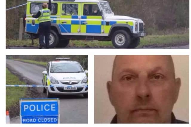 Police have issued an appeal to find the suspect, 55-year-old Anthony Lawrence, and officers have found his car abandoned.