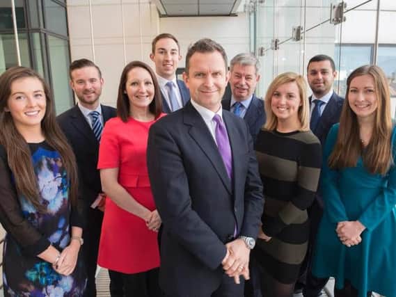 EY's Transaction Support team for Yorkshire and the North East, led by Mark Allcroft (centre)