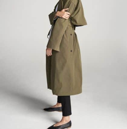 Trench parka, Â£129, coming soon to Kin by John Lewis. Similar are available now.
