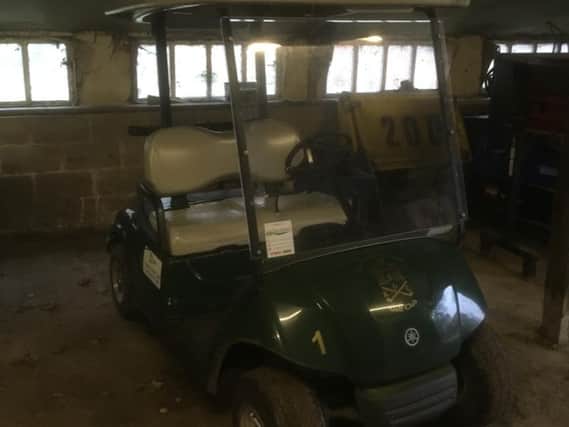 Two golf buggies were stolen from the club at Knaresbrough.