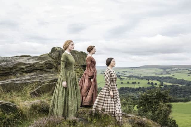 A more traditional take on the sisters - a still from the BBC's Bronte drama,  To Walk Invisible.