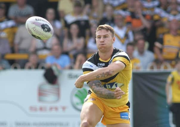 Jamie Ellis, pictured during his first spell at Castleford Tigers.