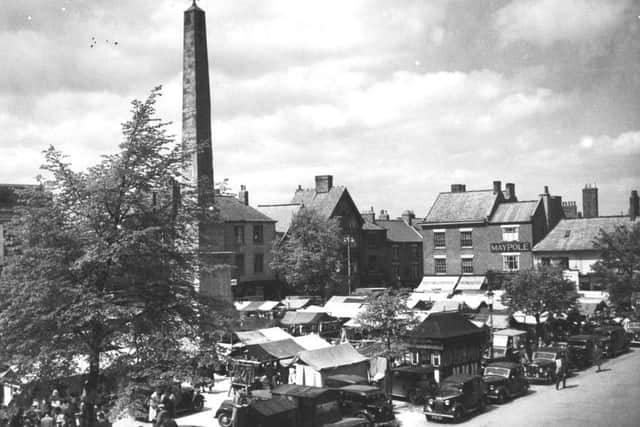 Ripon Market Square - back in 1947