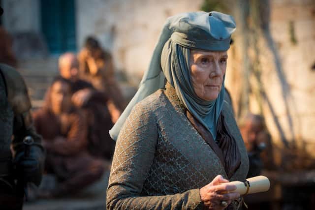 Francis Lee would like to take Diana Riggs' Game of Thrones character Olenna Tyrell out to dinner. Photographer: Macall B. Polay/HBO.