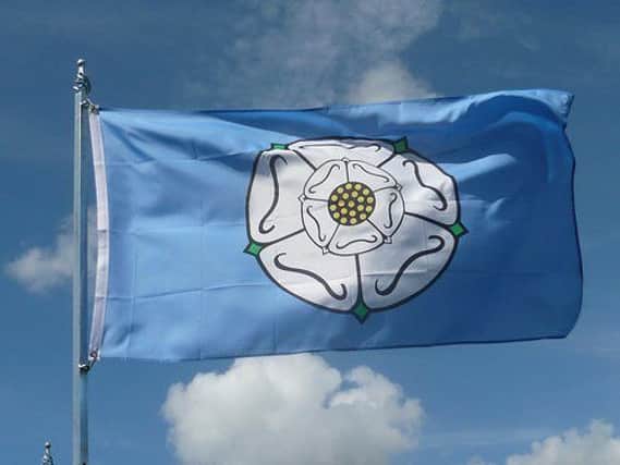 The white rose flag of Yorkshire