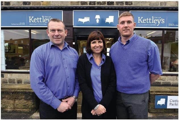 The owners of Kettley's Andrew Collop his sister Nicola Davison and their cousin David Butler who between then have over 50 years experience of working in the business.