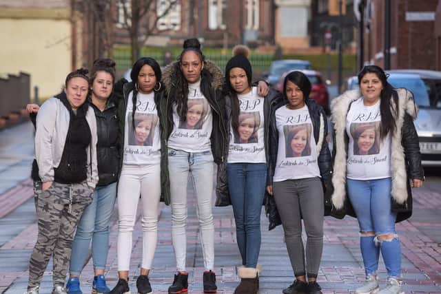 Sinead's friends paid tribute to her outside court