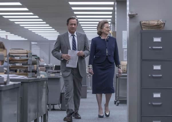 STAR ACTS: Tom Hanks and Meryl Streep star in The Post which goes on general release today.