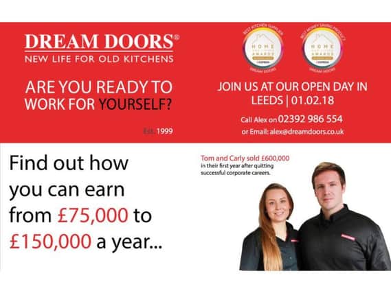 Dream Doors opportunity knocking in Leeds to start your own business