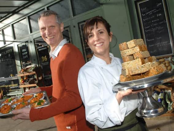 New beginnings - Owners Peter and Tracey Woolrich who have opened Cold Bath Deli in Harrogate. (1801162AM2) Picture by Adrian Murray