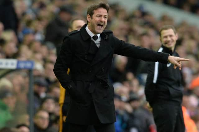 FRUSTRATED: Leeds United head coach, Thomas Christiansen.  Picture: Bruce Rollinson