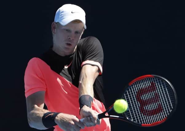 Into the last eight: Yorkshire's Kyle Edmund.