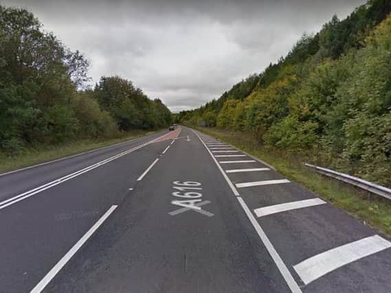 Part of the Stocksbridge Bypass is closed due to flooding. Picture: Google