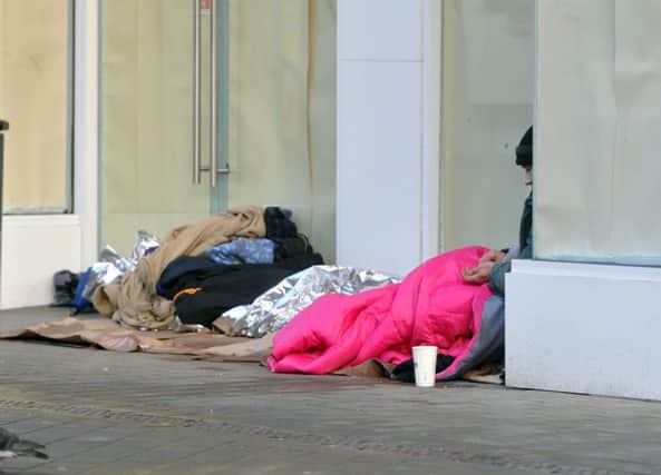 A bold approach is needed to tackle the problem of homelessness, according to Greg Wright  Picture Tony Johnson.