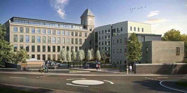 An artist's impression of Horsforth Mill, after the conversion project has been completed.