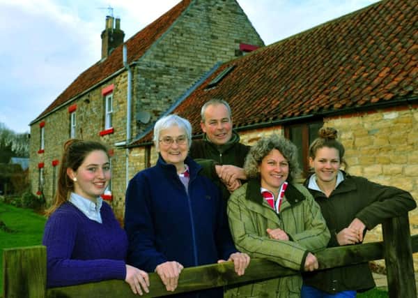 The Wardell family of Woodhouse Farm.