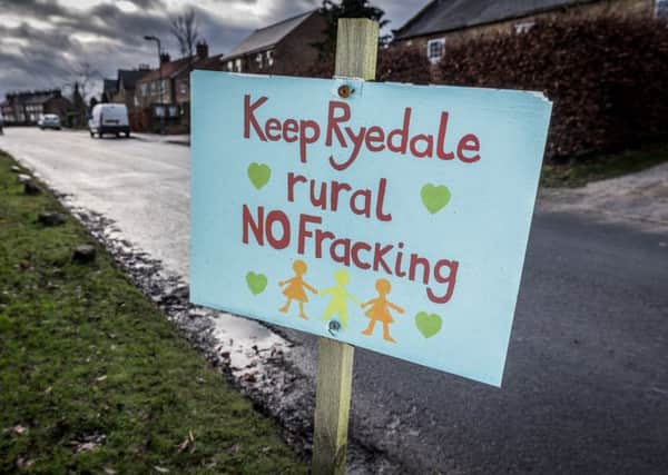 Should fracking take place in North Yorkshire?