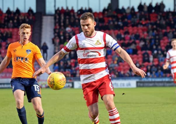 OUT OF ACTION: Doncaster Rovers' Andy Butler. Picture: Marie Caley.