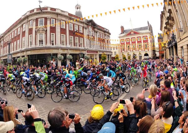 York's Mansion House formed the backdrop to the Tour de France in 2014.