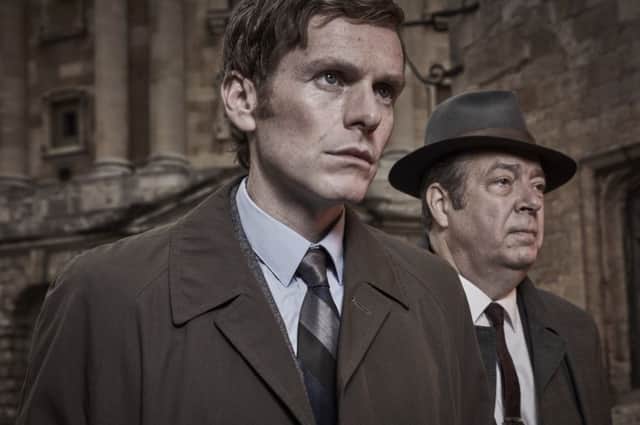 UP IN RANK: Shaun Evans, left, as Detective Sergeant Endeavour Morse and Roger Allam as Detective Chief Inspector Fred Thursday in a scene from the new series of Endeavour.