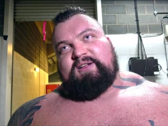 I will be back for Europe's strongest man in Leeds On April 7 says World's Strongest Man Eddie 'The Beast' Hall.