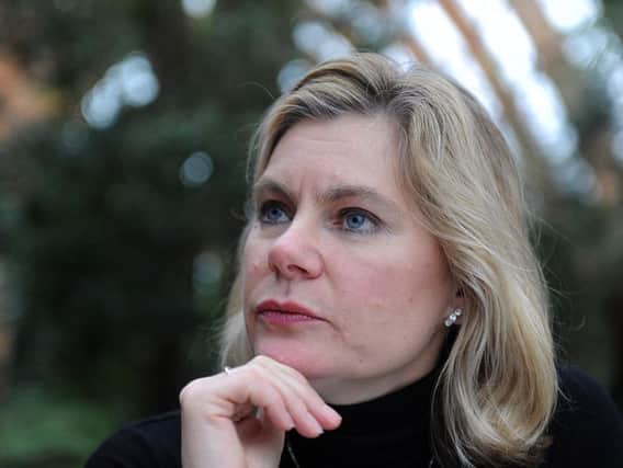 Justine Greening, giving her first newspaper interview since being sacked, to The Yorkshire Post today