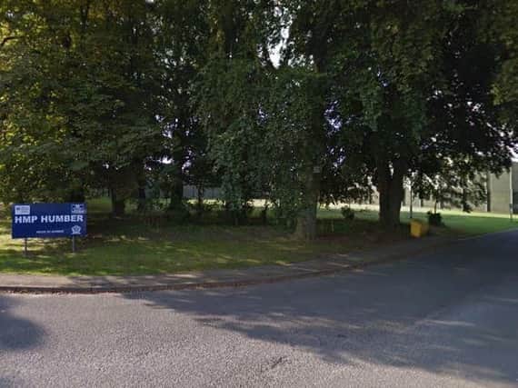 Firefighters carried out an inspection at HMP Humber. Picture: Google